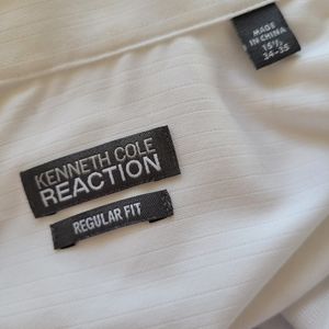 Kenneth Cole Reaction | Shirts | Kenneth Cole Reaction White Mens Dress ...
